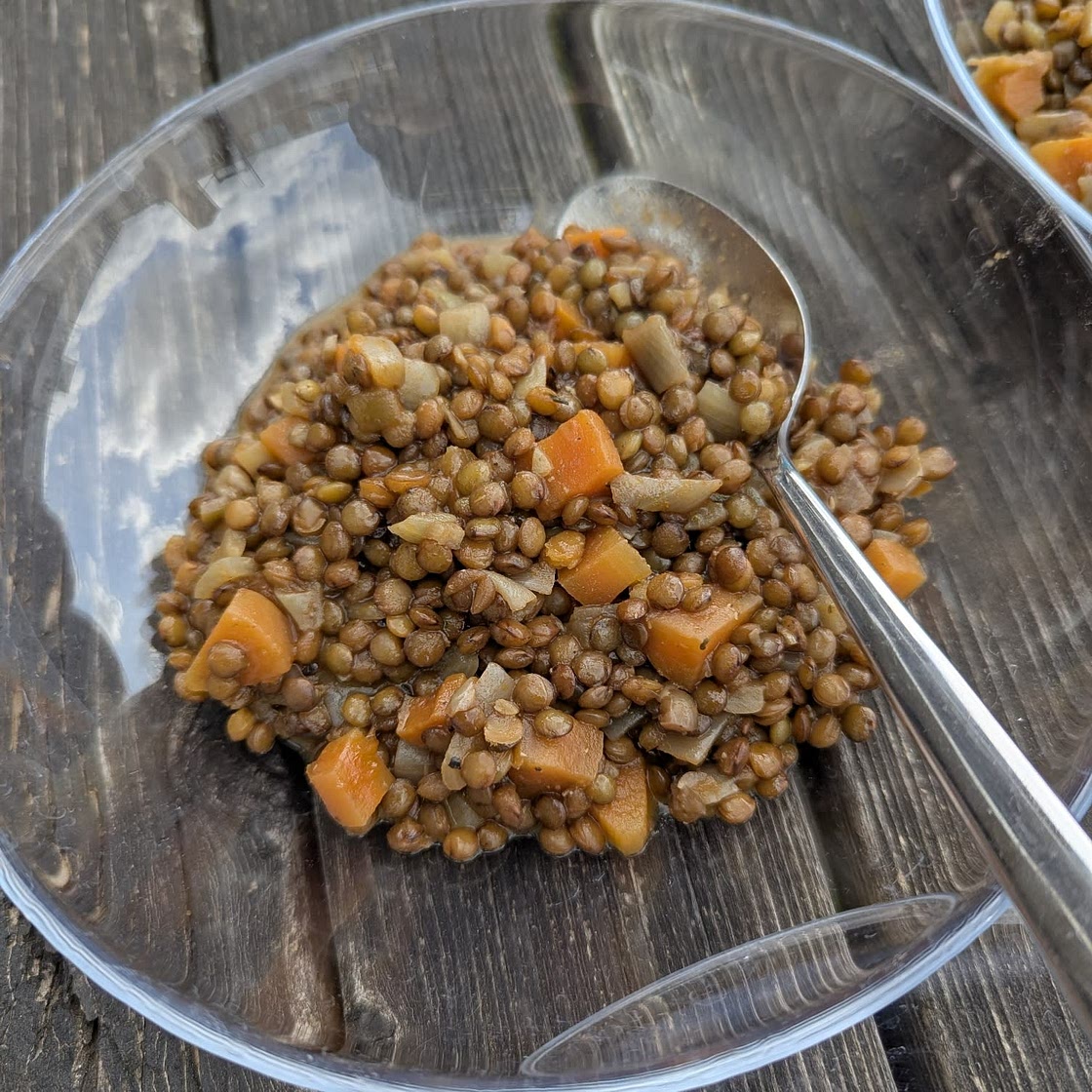 Lentil Ragout - French Puy lentil side dish