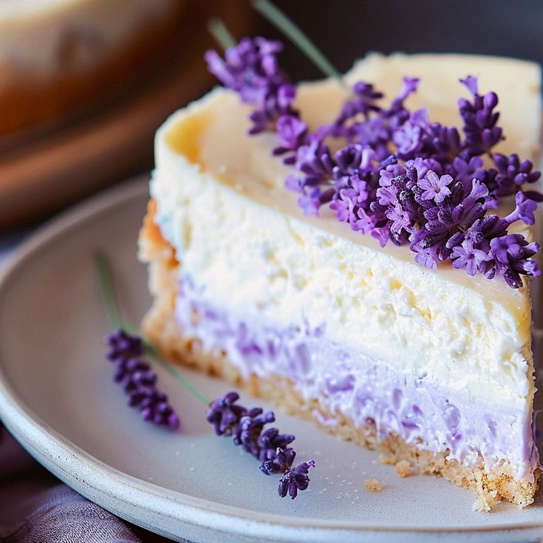 Honey Lavender Cheesecake