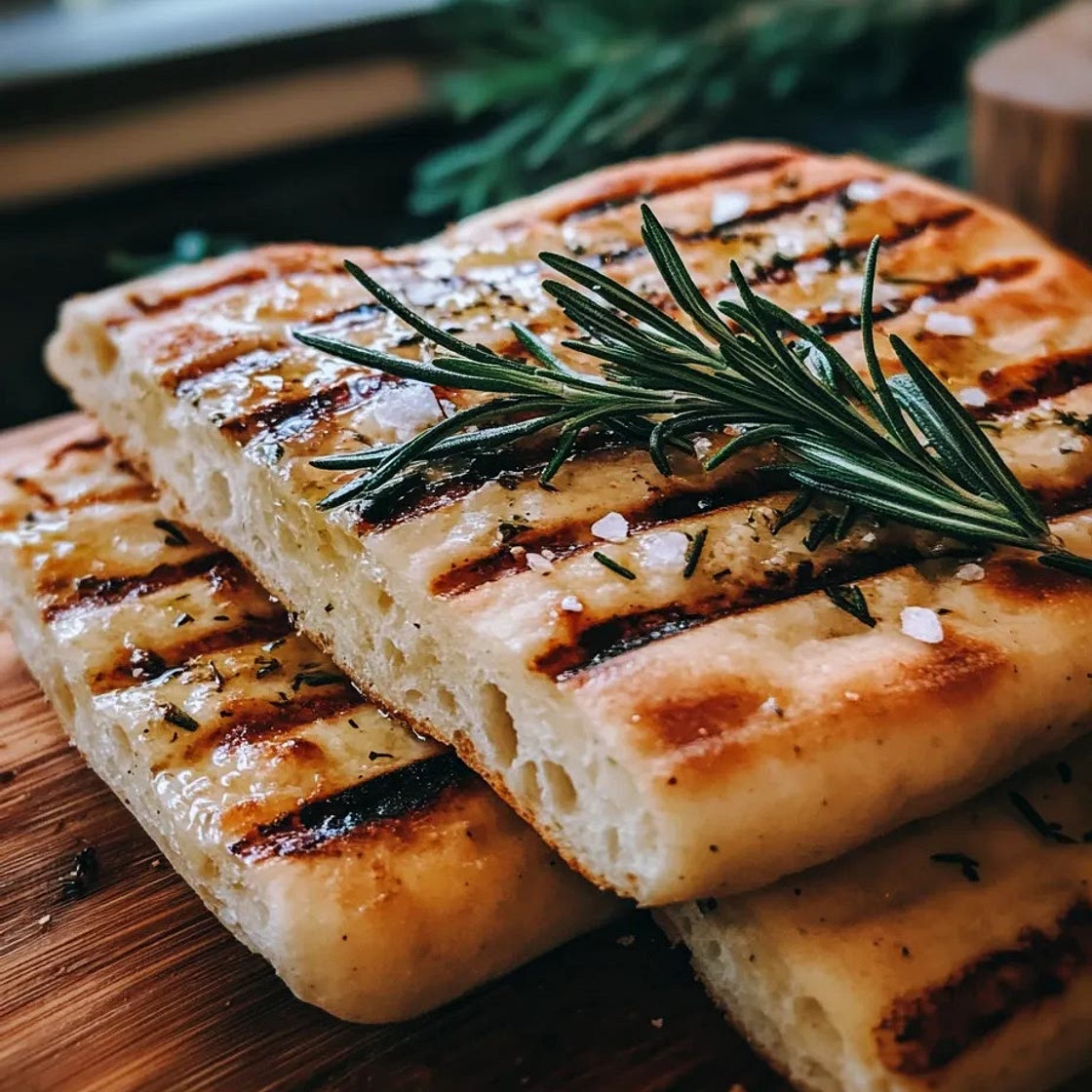 Perfect Grilled Focaccia Bread Recipe: Crispy Outside, Fluffy Inside
