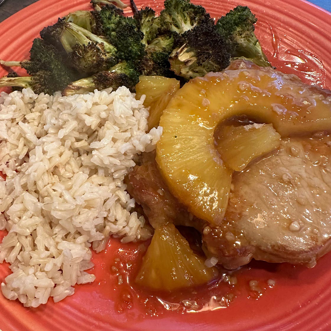 Baked Pineapple Teriyaki Pork Chops (Paleo)