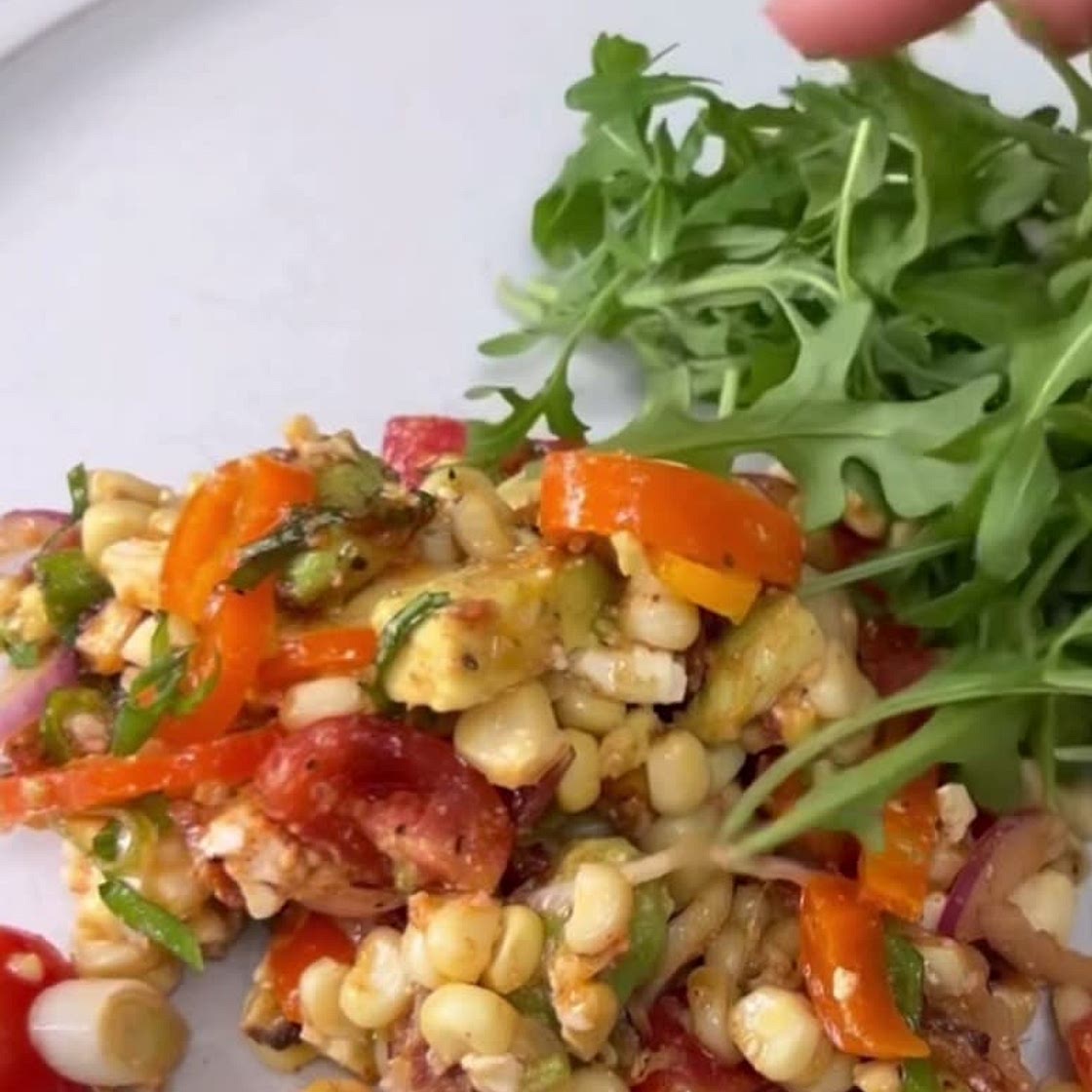 Grilled Corn Salad