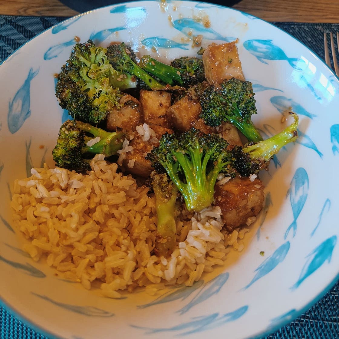 Tofu with Broccoli Stir Fry