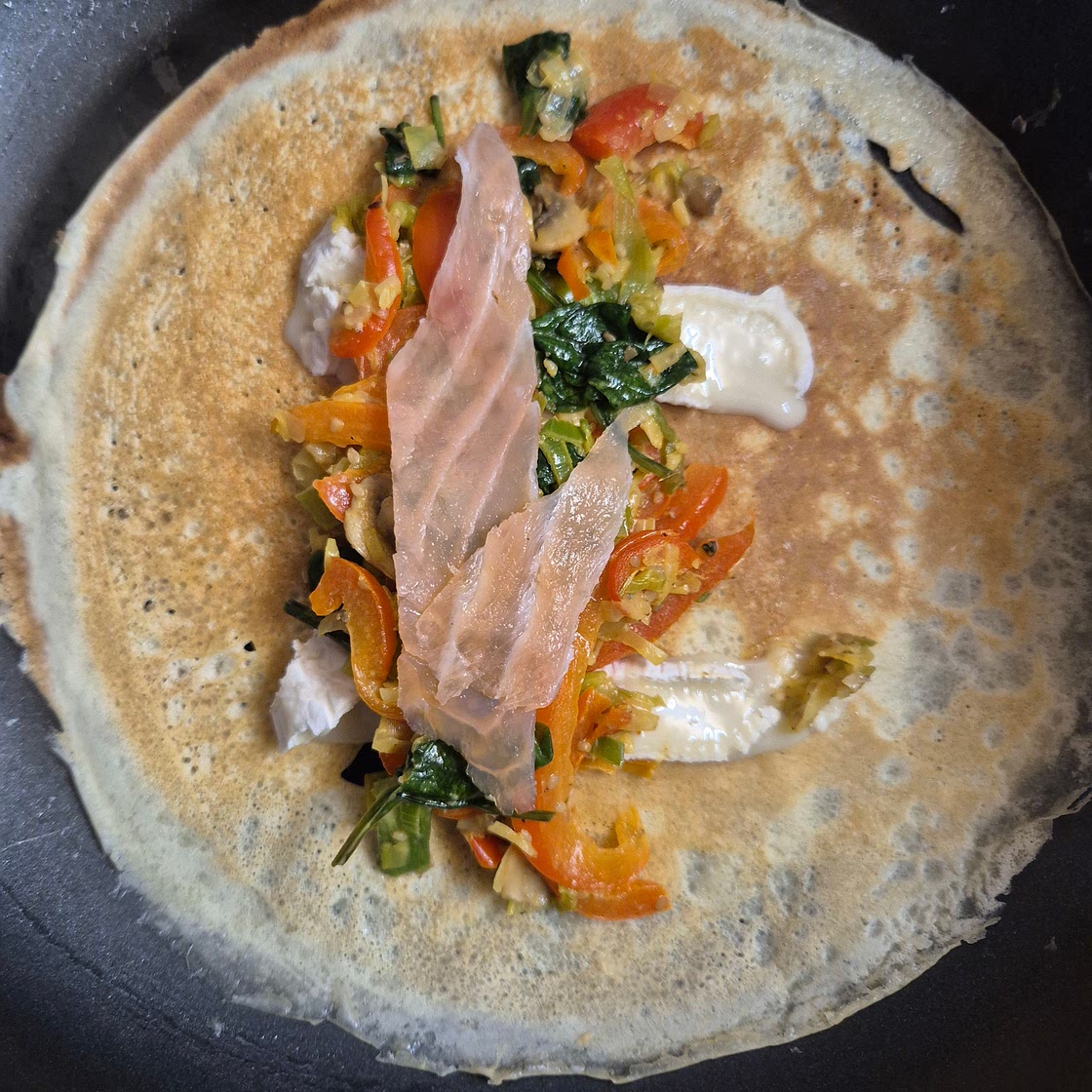Crepe salé 3 légume