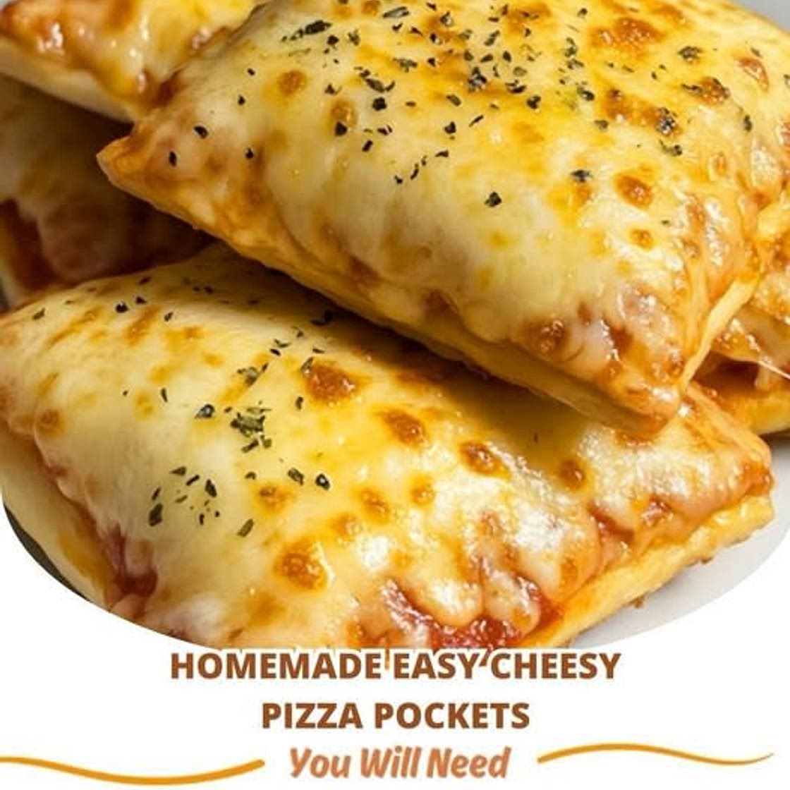 Homemade Easy Cheesy Pizza Pockets