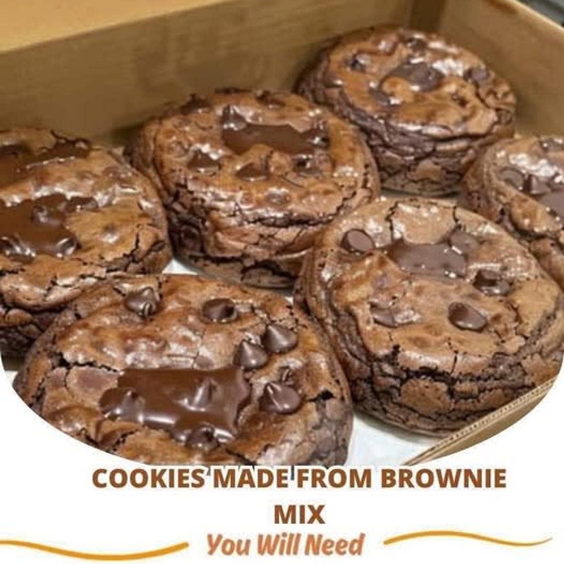 Cookies Made From Brownie Mix 😲 DON'T LOSE THIS RECIPE😋❤️