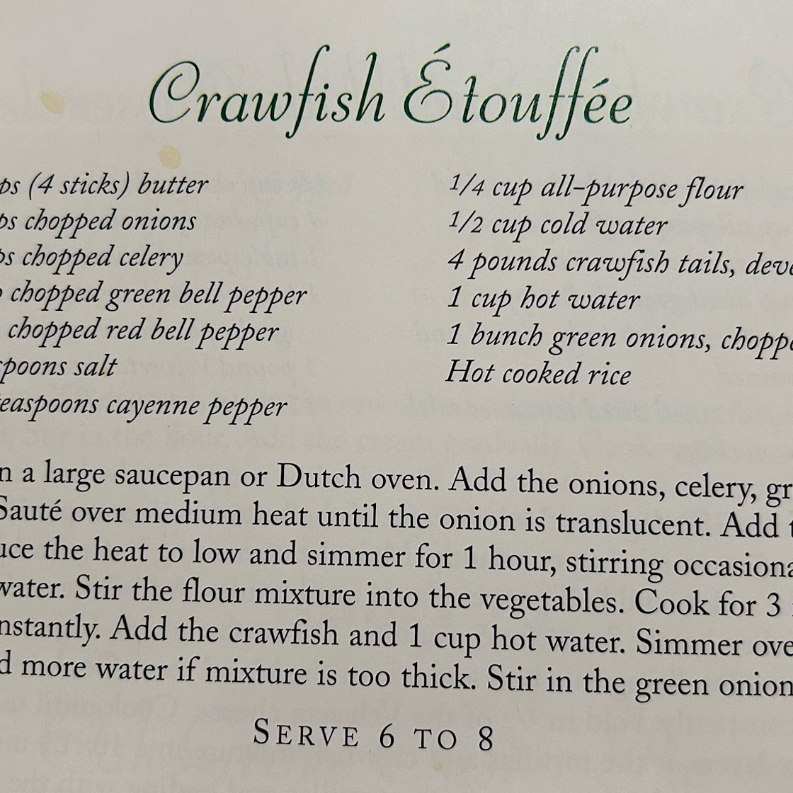 Crawfish Etouffee