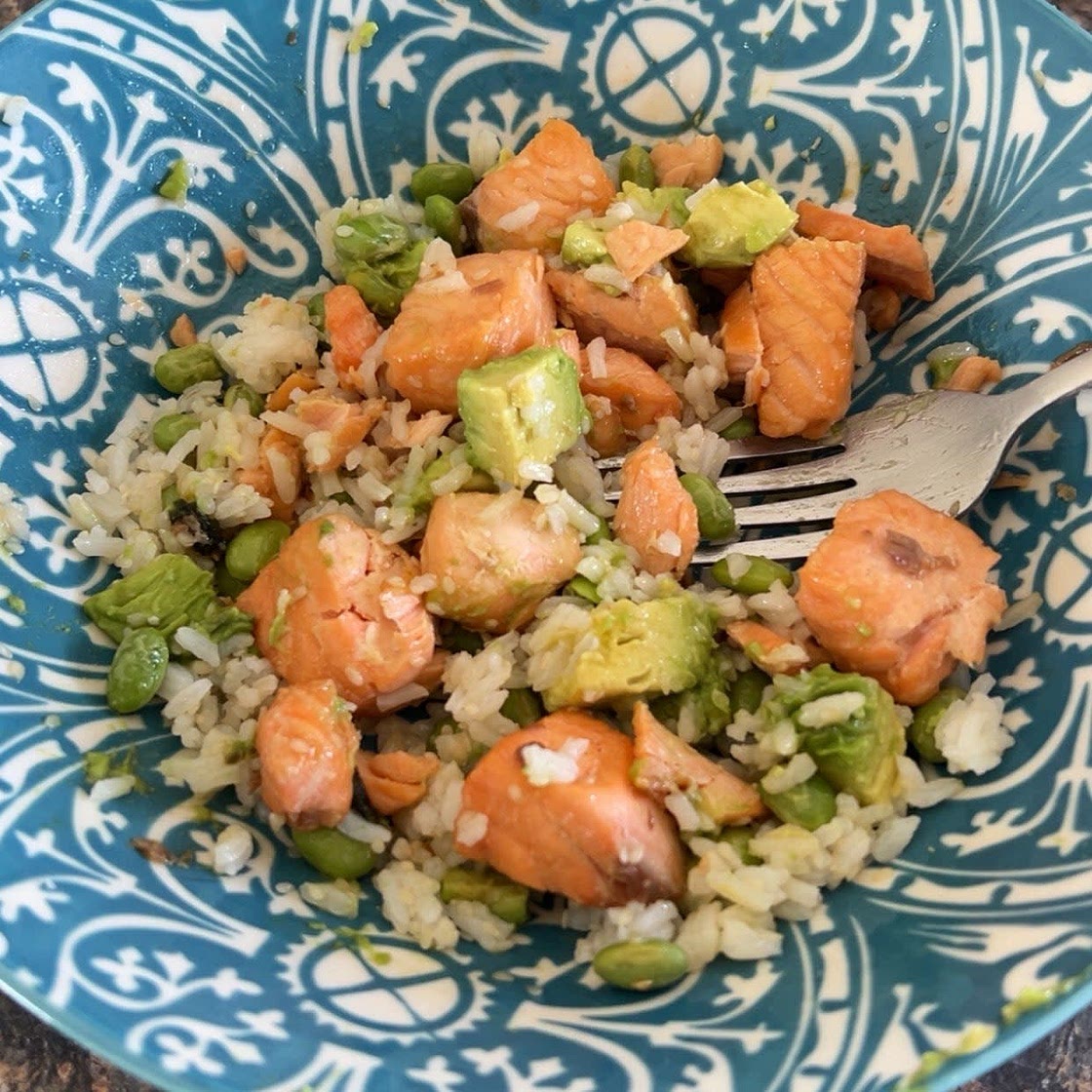 Teriyaki Salmon Sushi Bowl (GF)