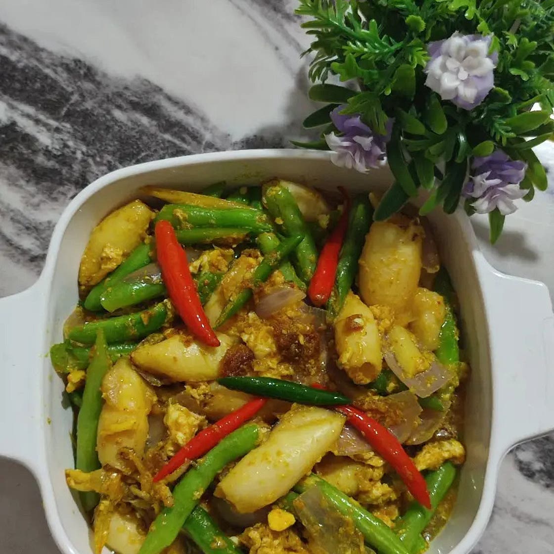 Sotong Kunyit Buncis