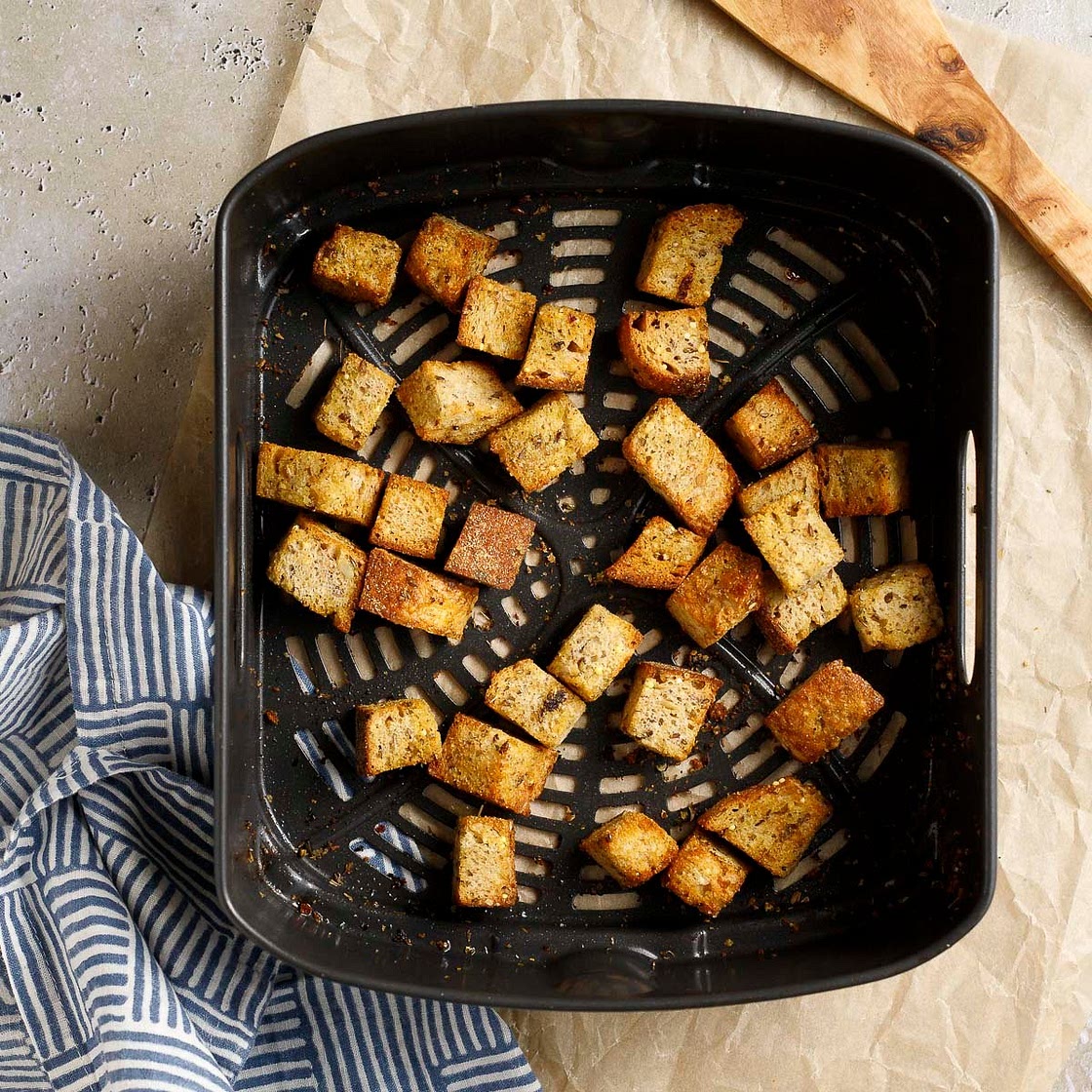 Homemade Air Fryer Croutons