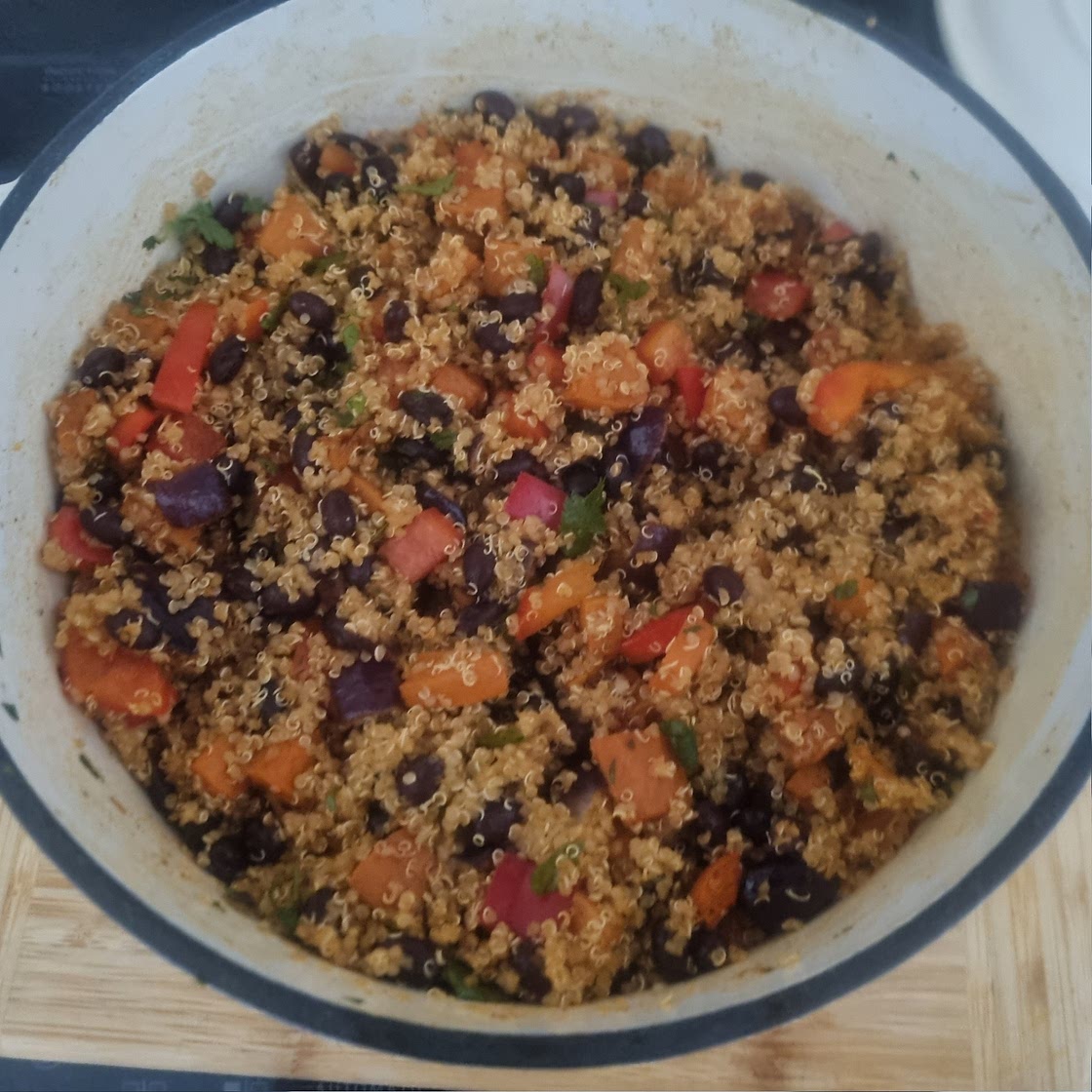 Sweet Potato Quinoa Black Bean Salad