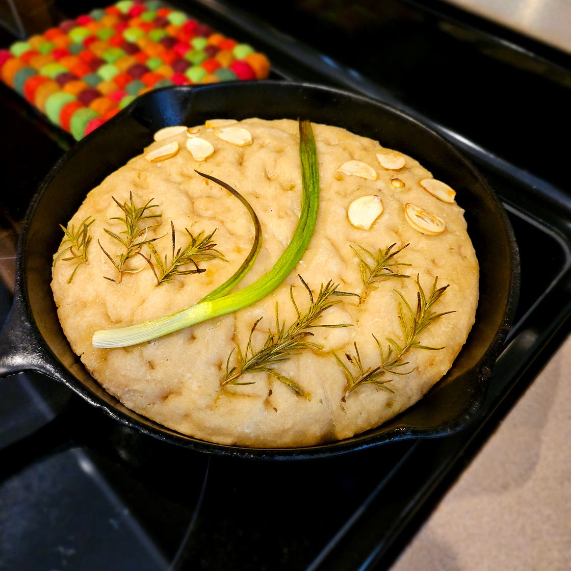 Super easy no knead focaccia