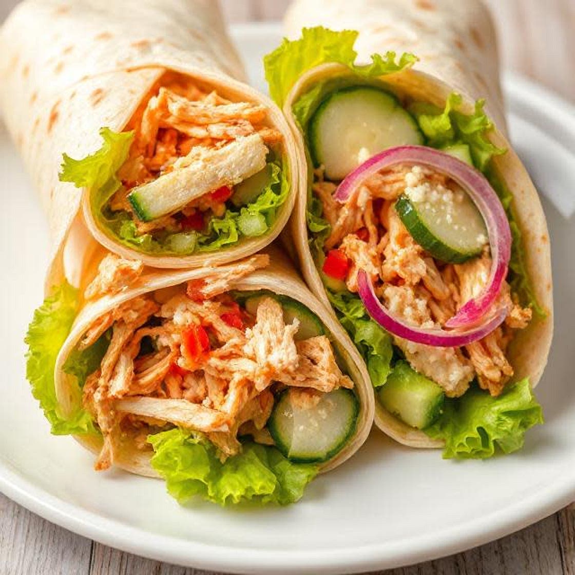 Chicken Rendang Wraps