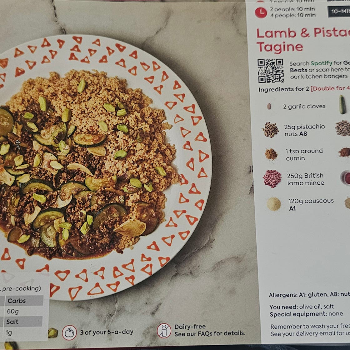 Lamb & Pistachio Tagine