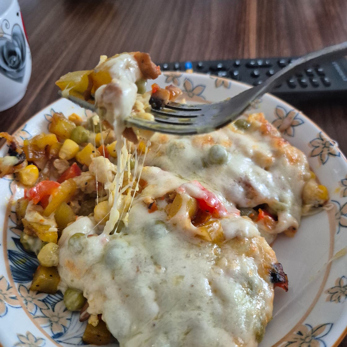 Chicken and Potato Béchamel Bake