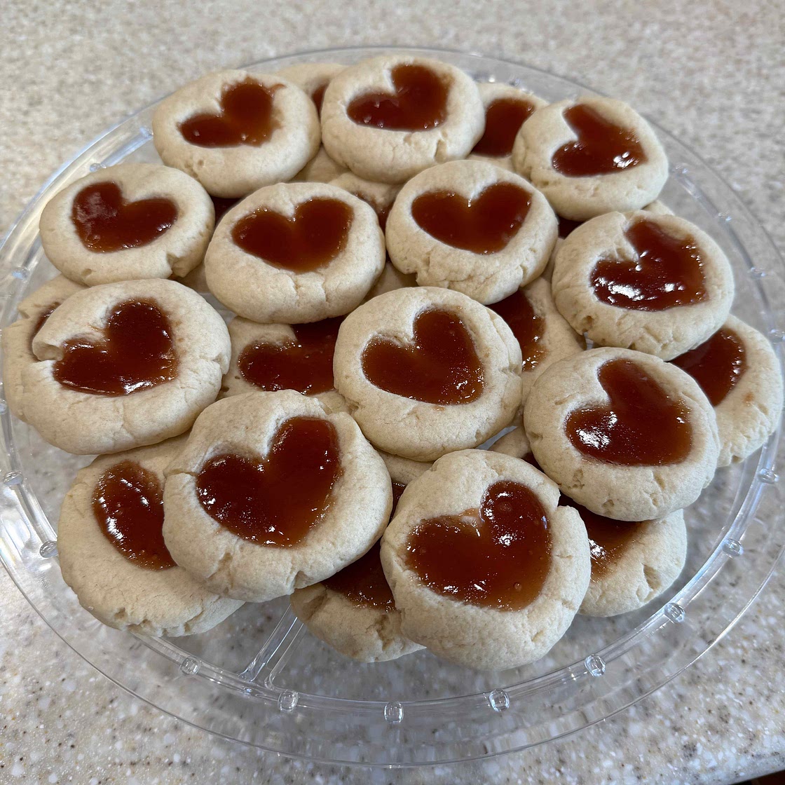 Strawberry Jam Cookies