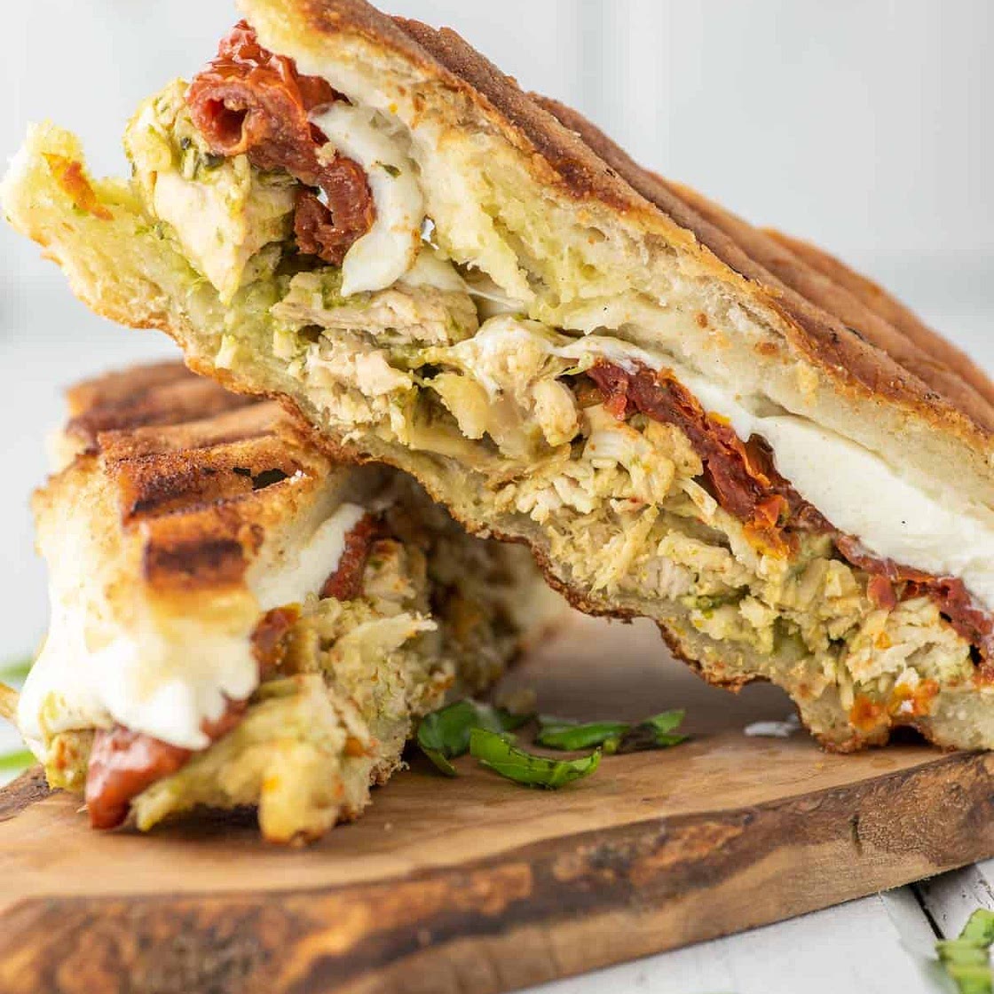 Low-Histamine Chicken Pesto Panini