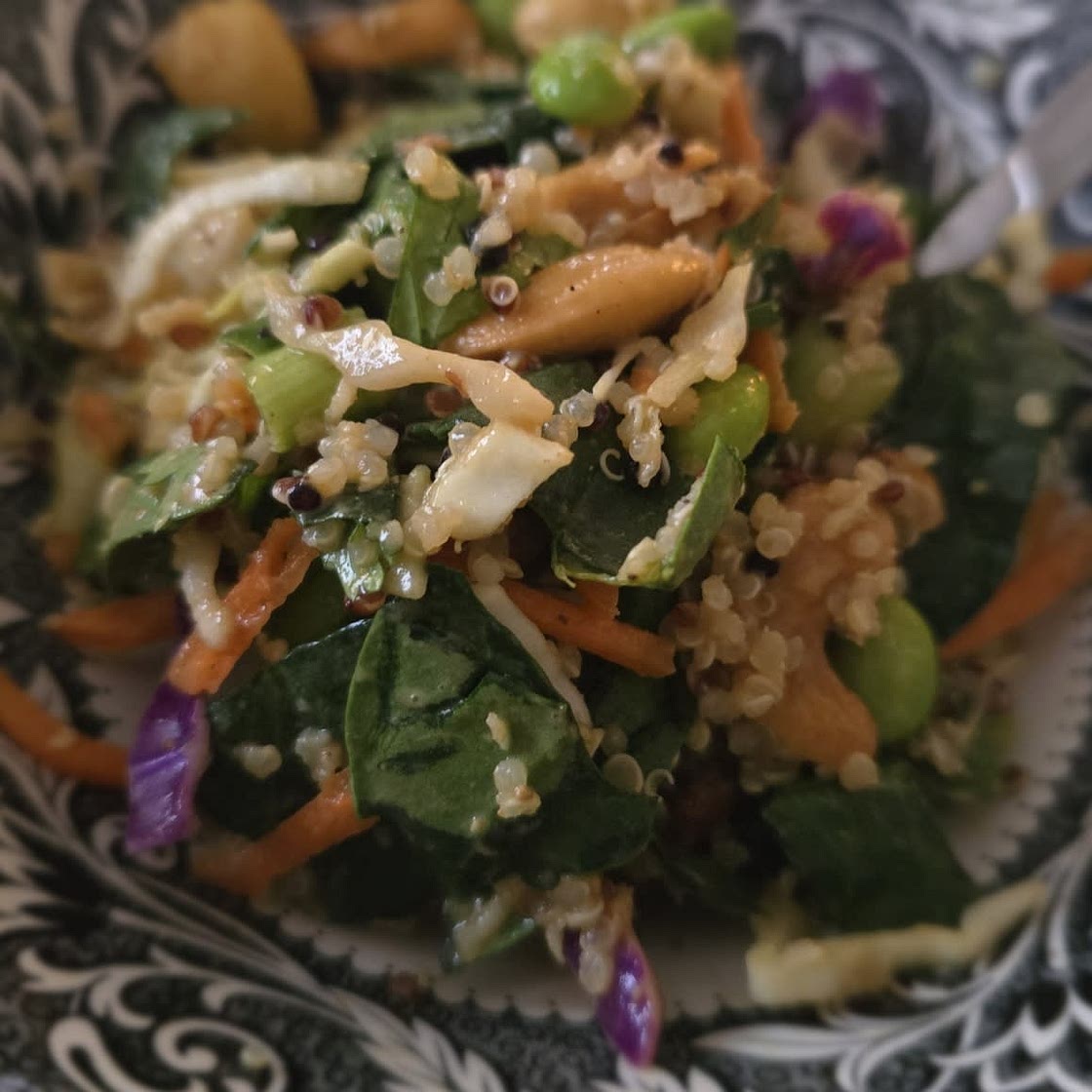 Easy Edamame Crunch Salad