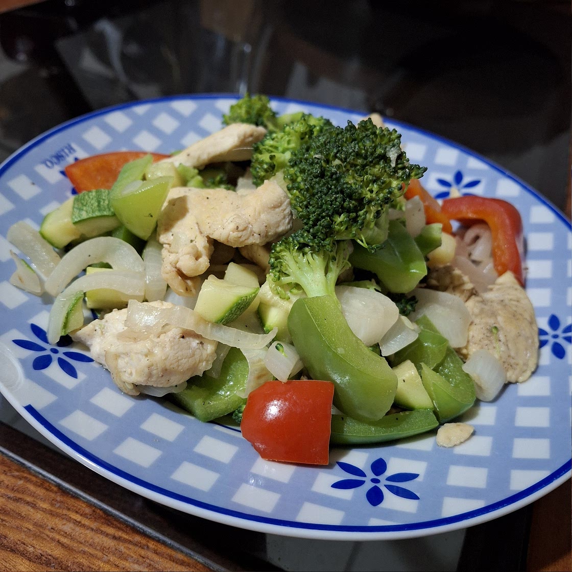 Wok de Pollo con Verduras