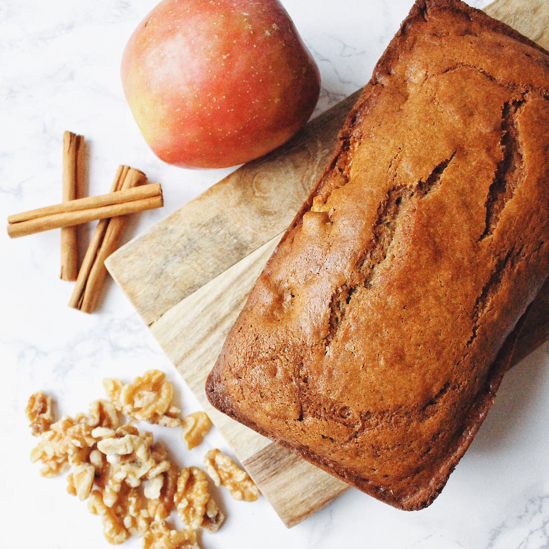 Apple Cinnamon Walnut Loaf