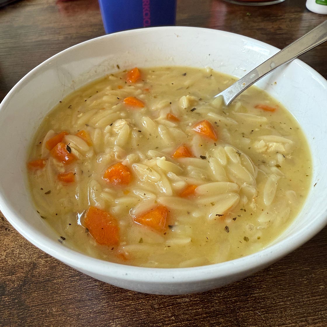 Lemon Chicken Orzo Soup