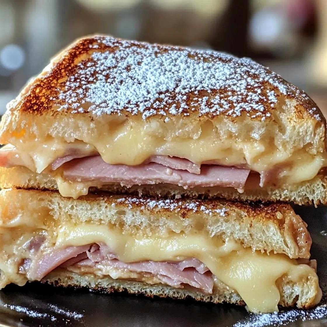 Quick Monte Cristo Sandwich - Easy Sweet & Savory Breakfast Recipe