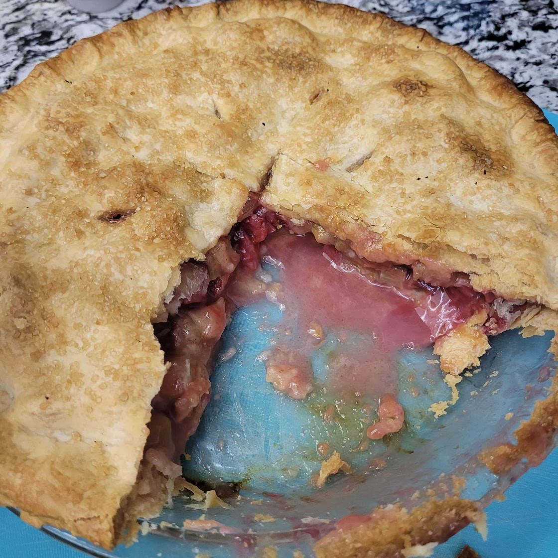 Fresh Rhubarb Pie