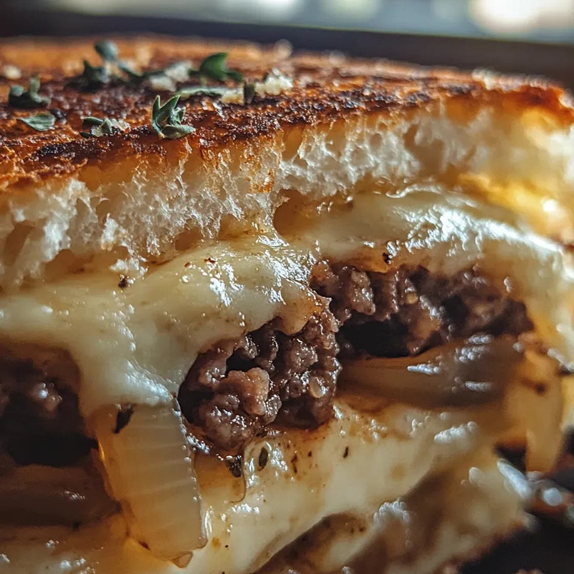 Quick Parmesan Crusted Patty Melt - Ultimate Cheesy Comfort Sandwich