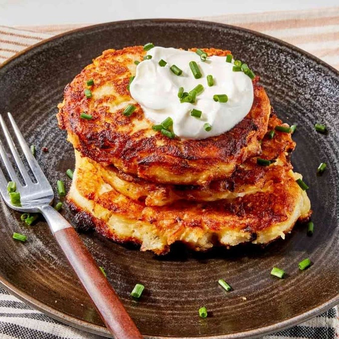Baked potato cakes