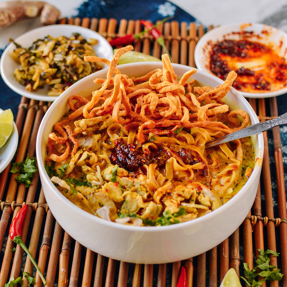 Chicken Khao Soi (Thai Coconut Curry Noodle Soup)