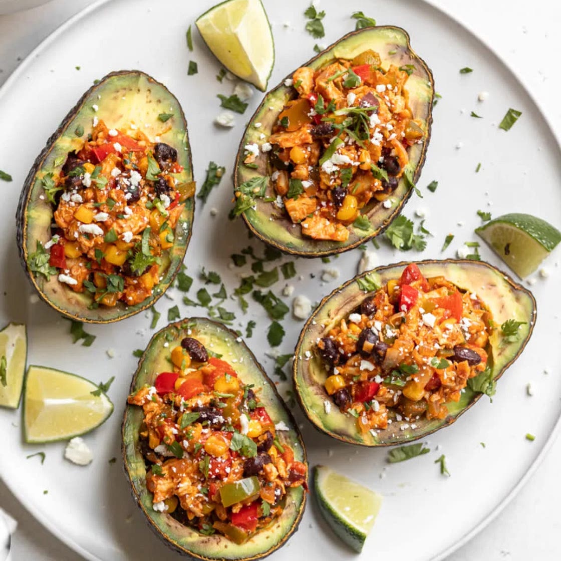 Easy Chicken Stuffed Avocado 
