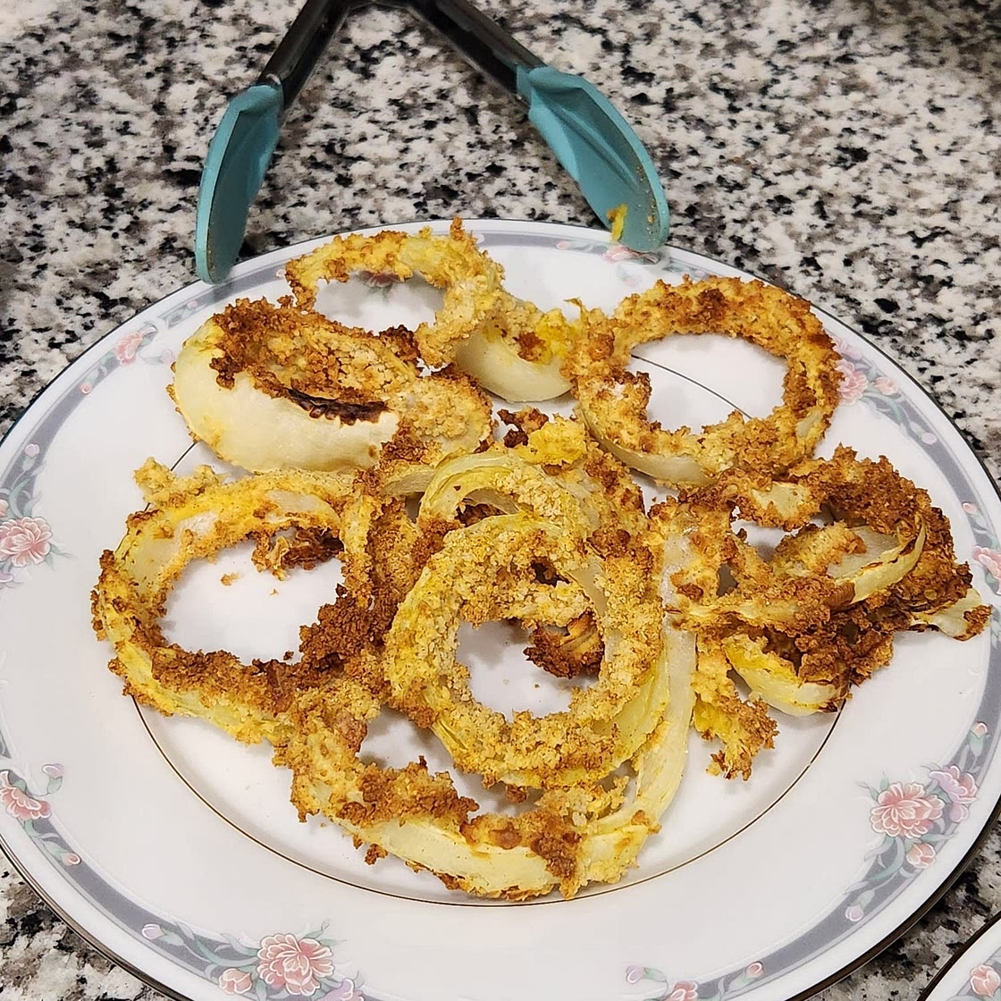 Healthy Vegan Onion Rings