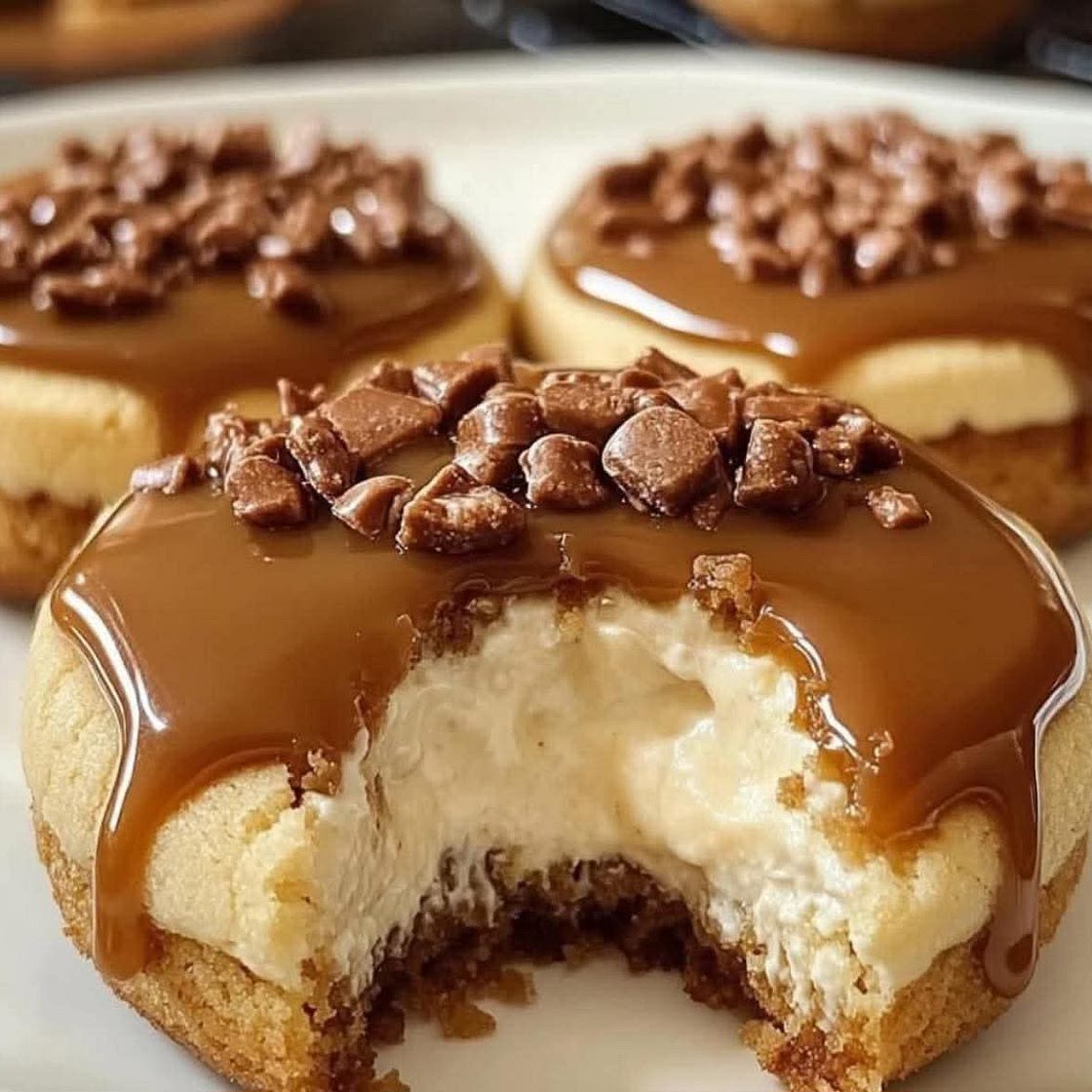 Caramel Cheesecake Cookies