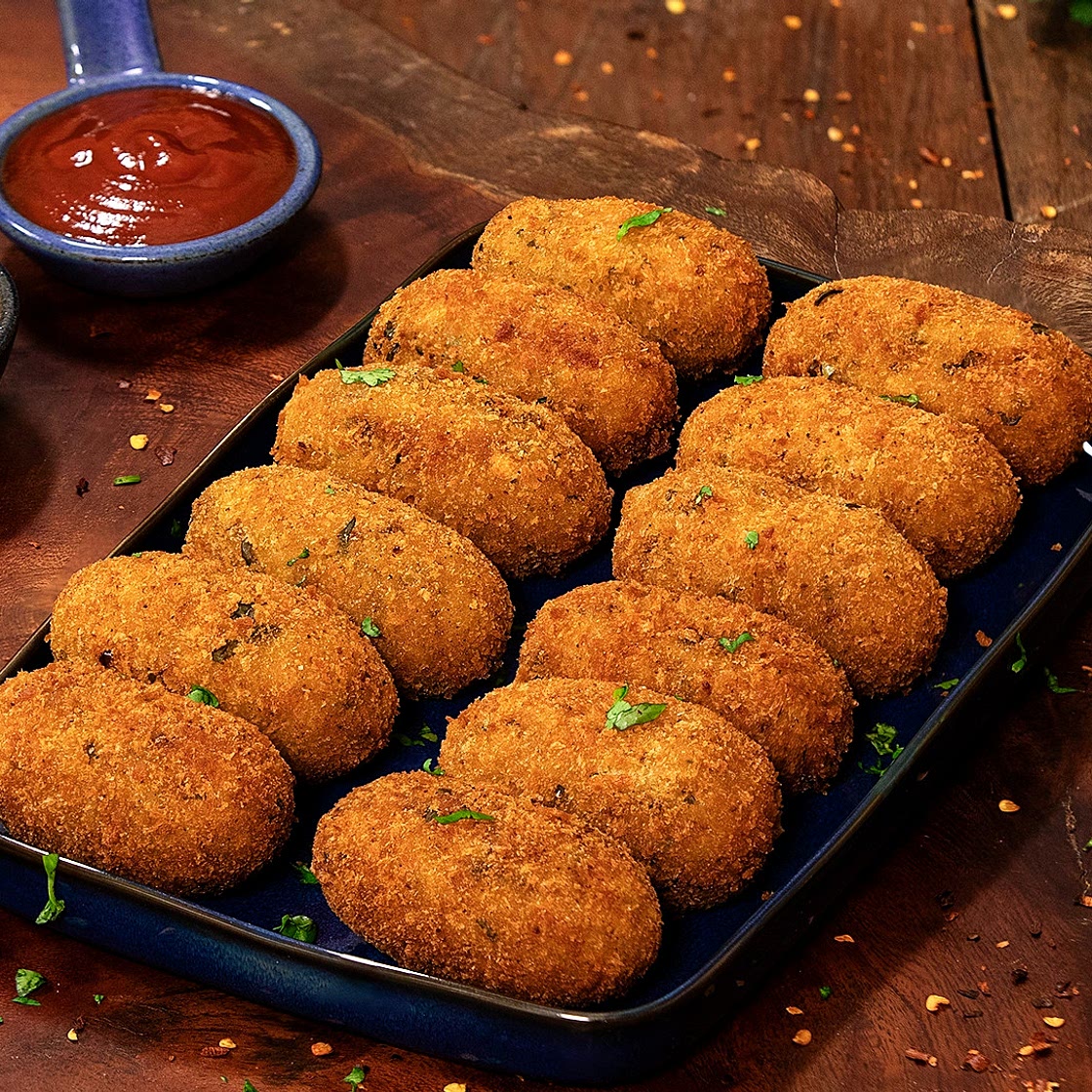 Chilli Garlic Potato Bites
