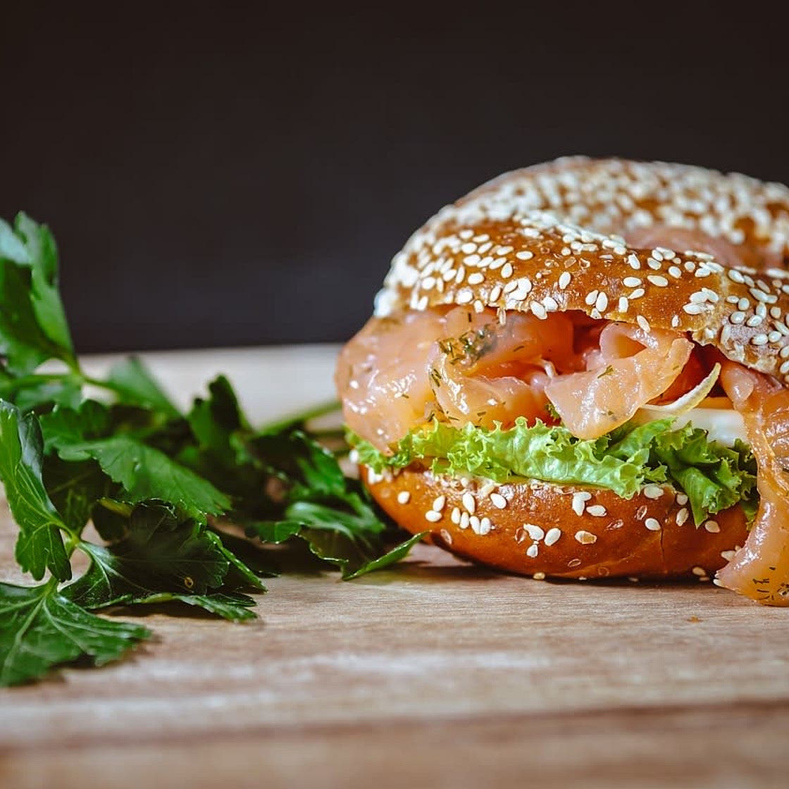 Bagel au saumon