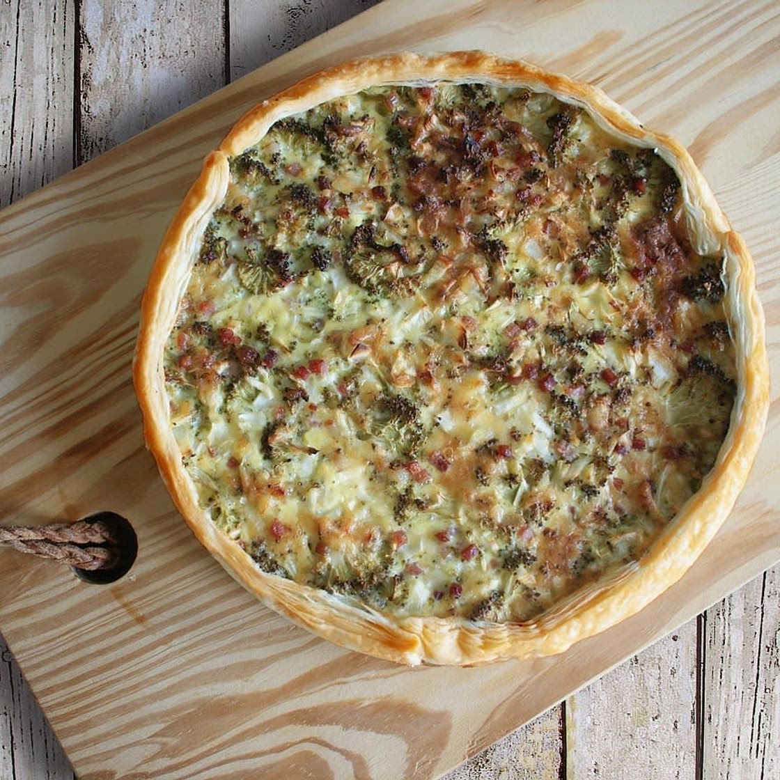 Quiche saumon brocoli 