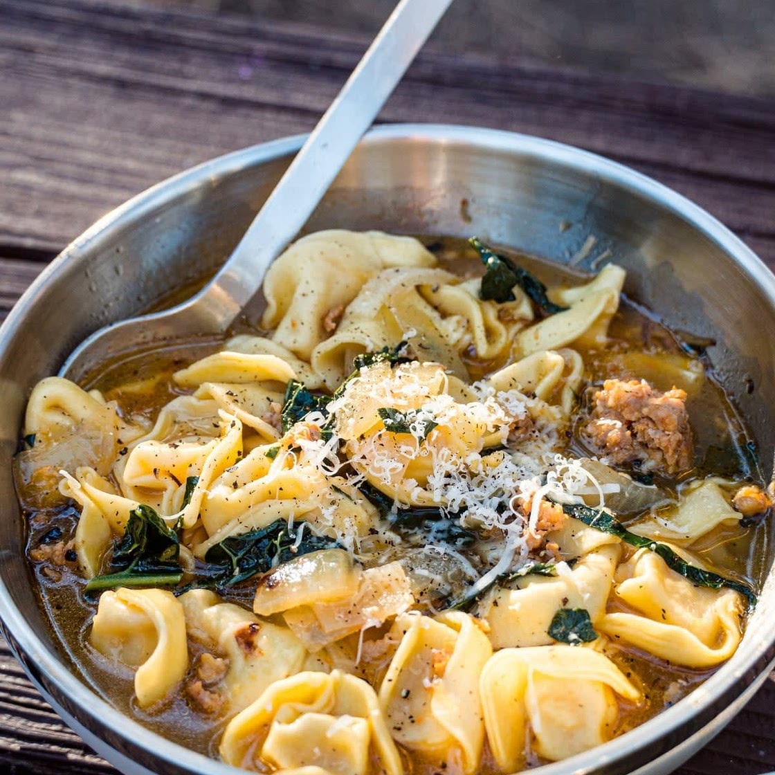 Sausage & Tortellini Soup