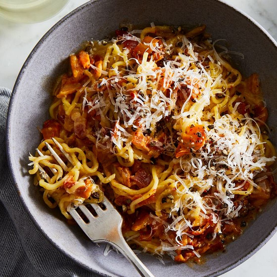 Kimchi Carbonara