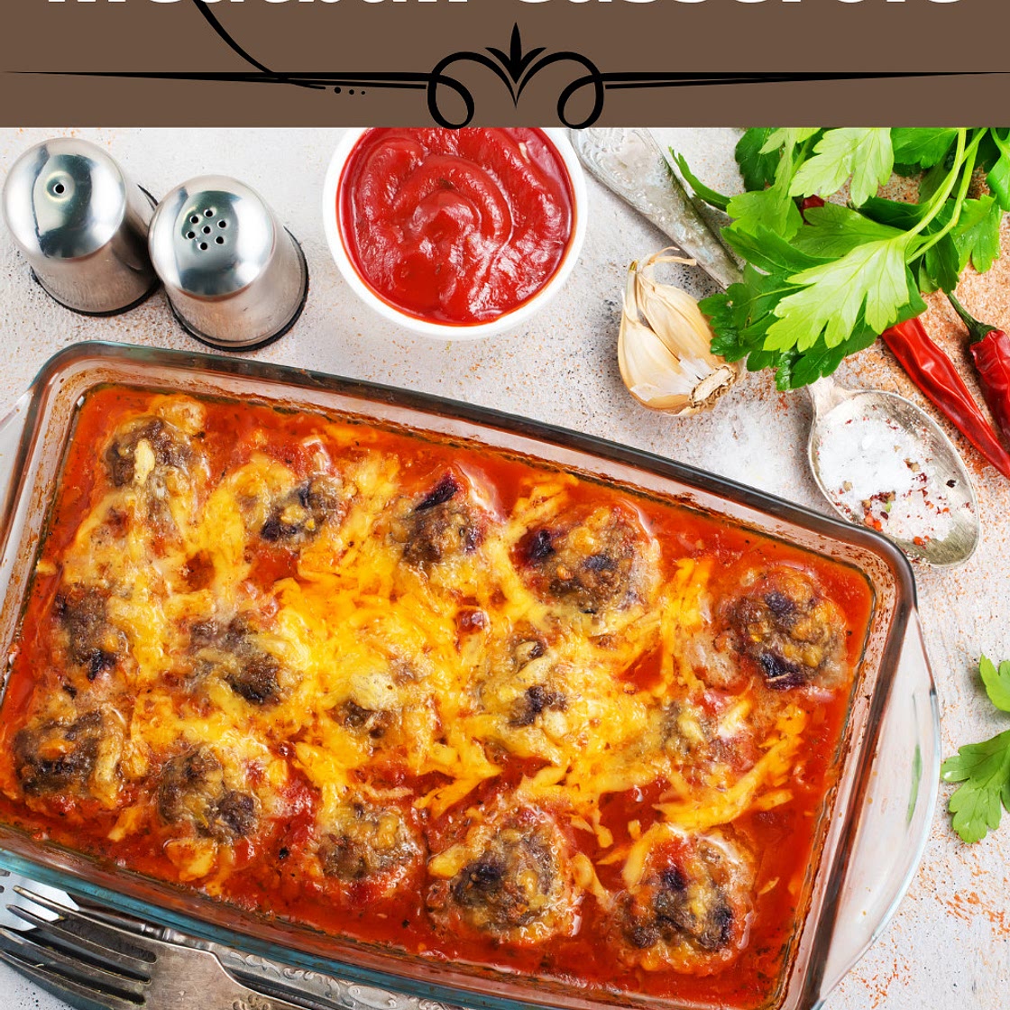 Cheesy Meatball Casserole