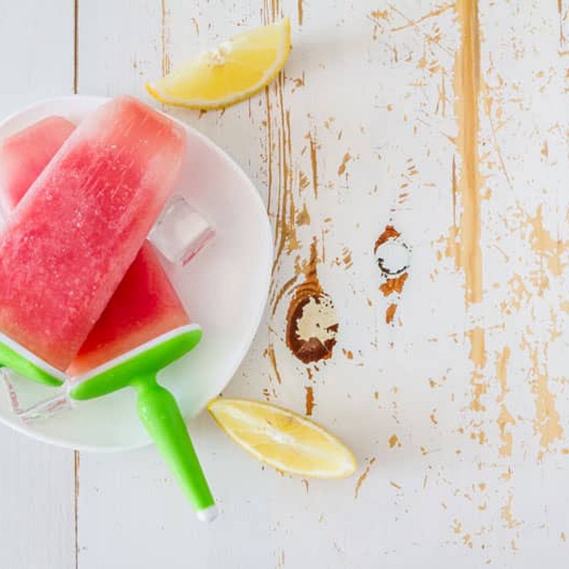 Watermelon popsicles