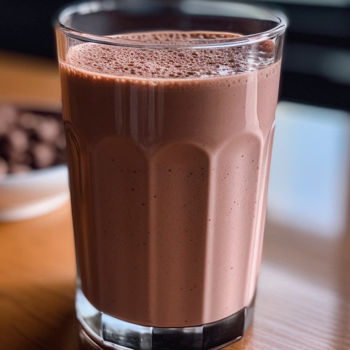 Chocolate Almond Butter Protein Smoothie
