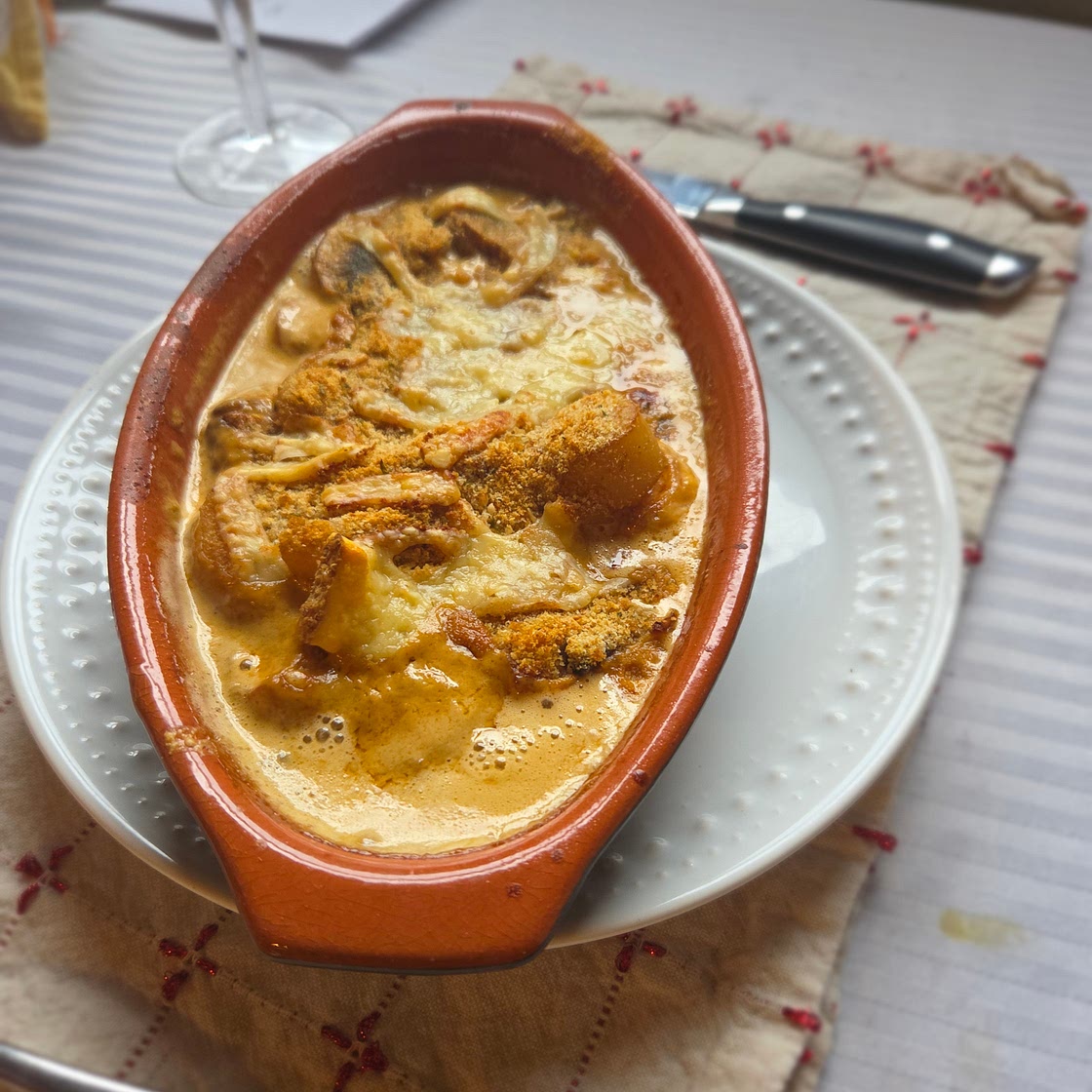 Seafood casserole
