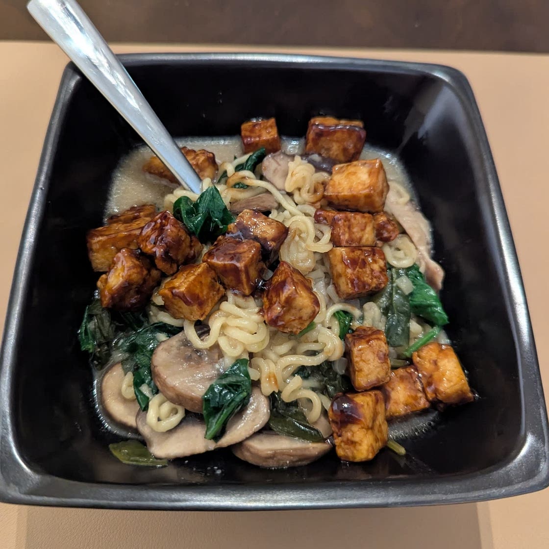 Miso & Shiitake Ramen with Hoisin-Glazed Tofu