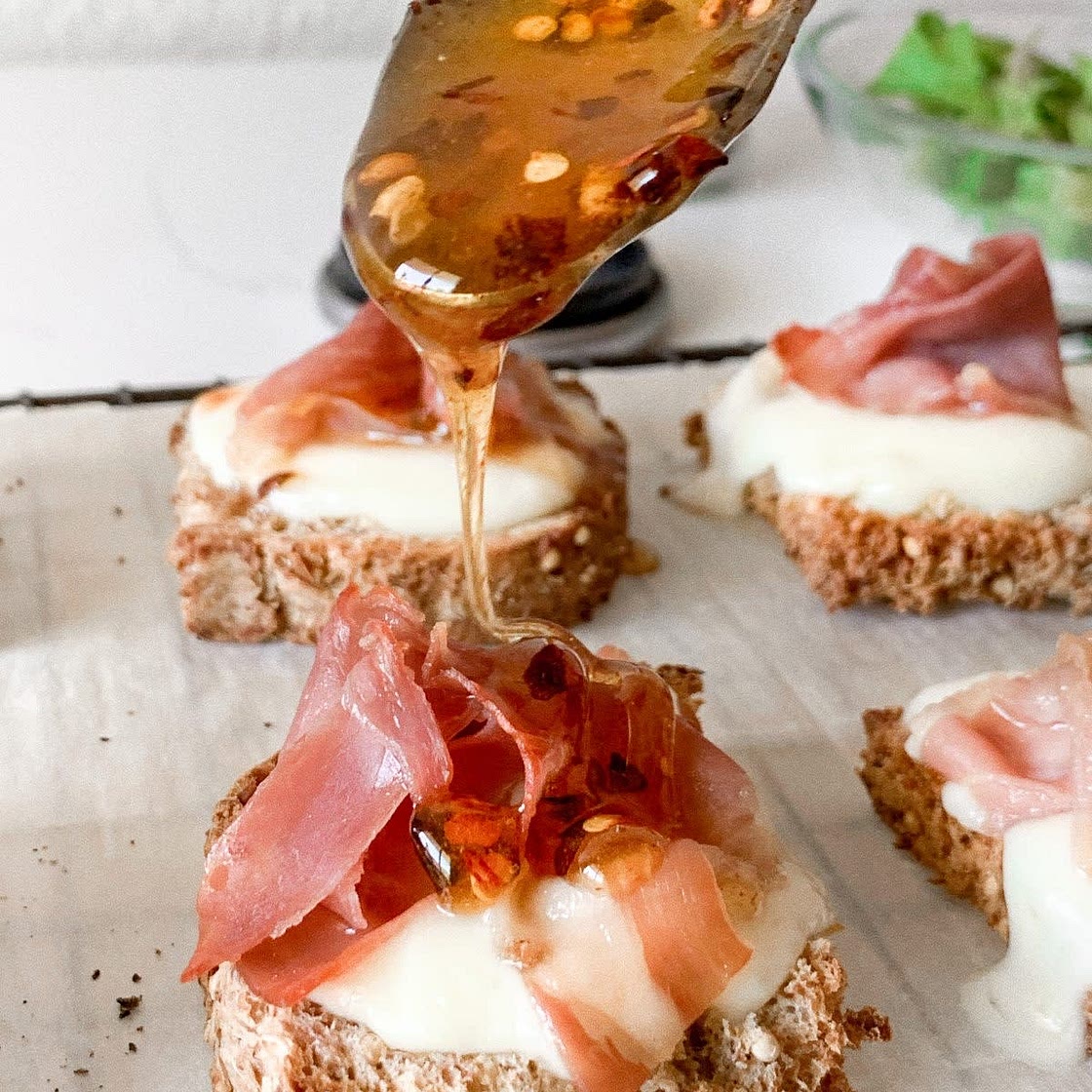 Hot Honey And Prosciutto Flatbread