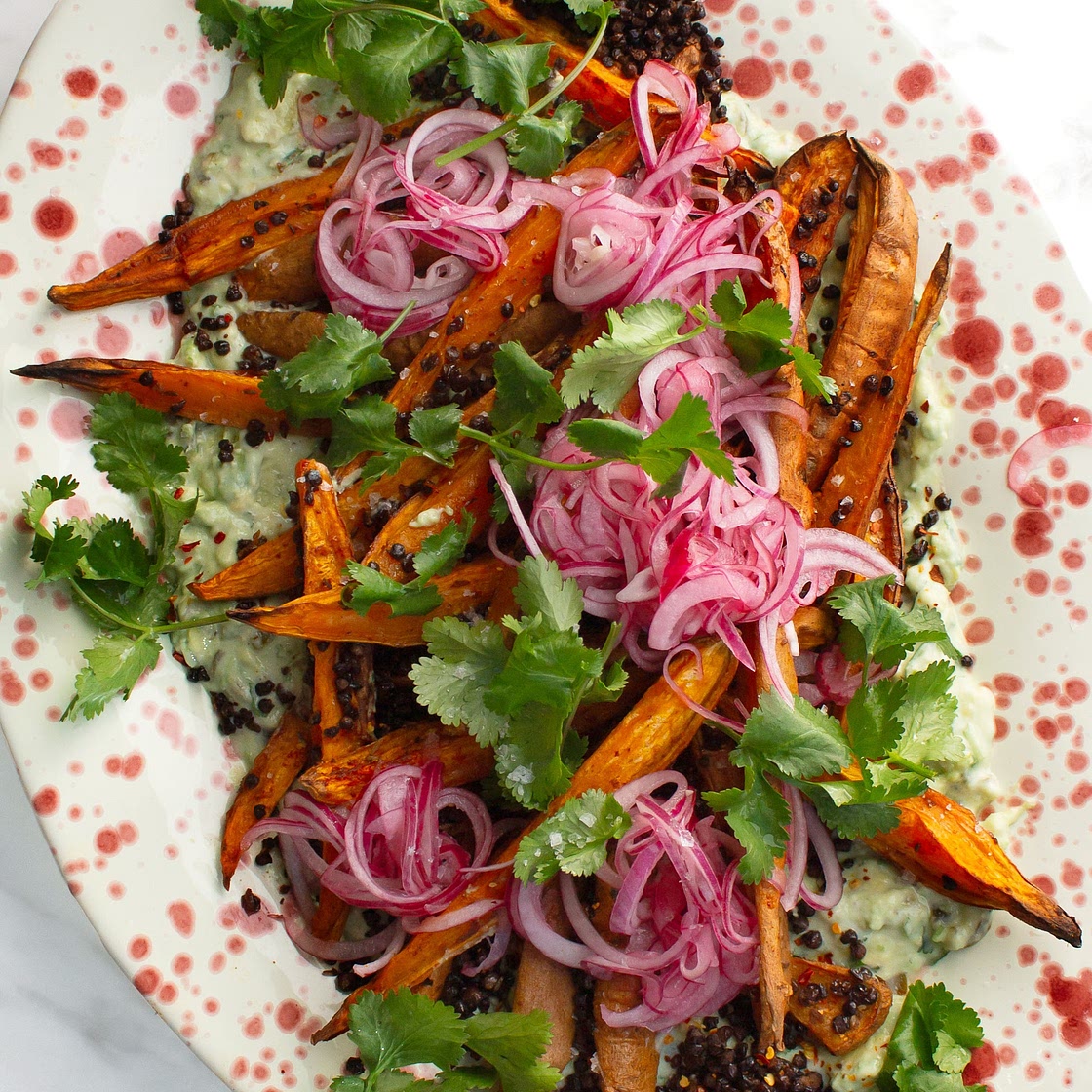 Loaded Sweet Potato Wedges