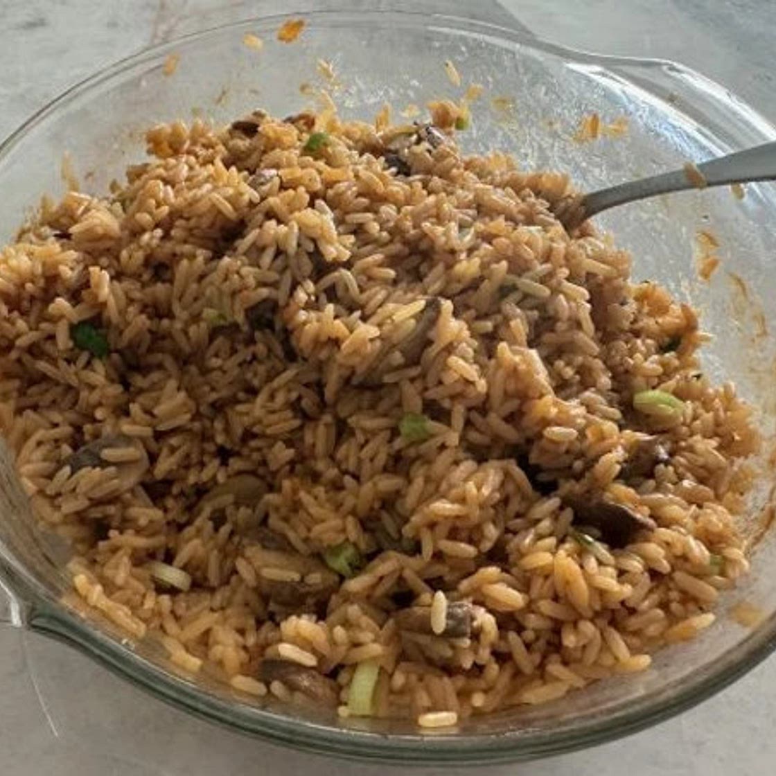 Mom's Oven Fried Rice