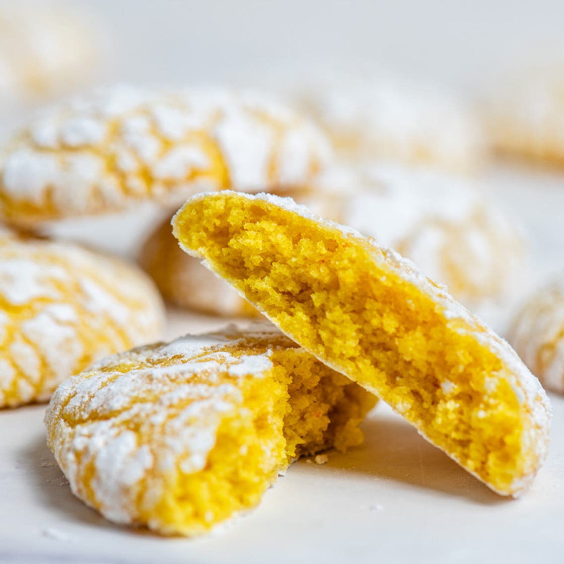 Lemon Crinkle Cookies