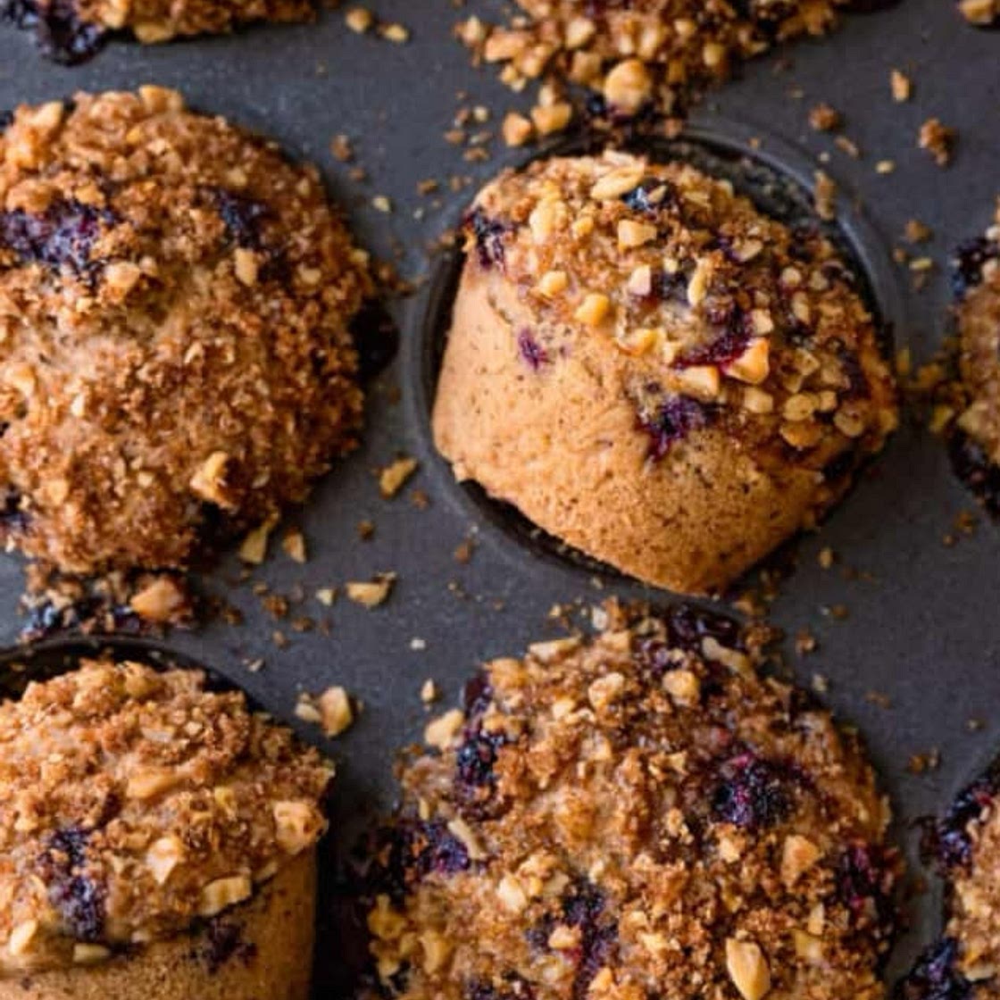 Vegan  Blueberry Muffins (195)