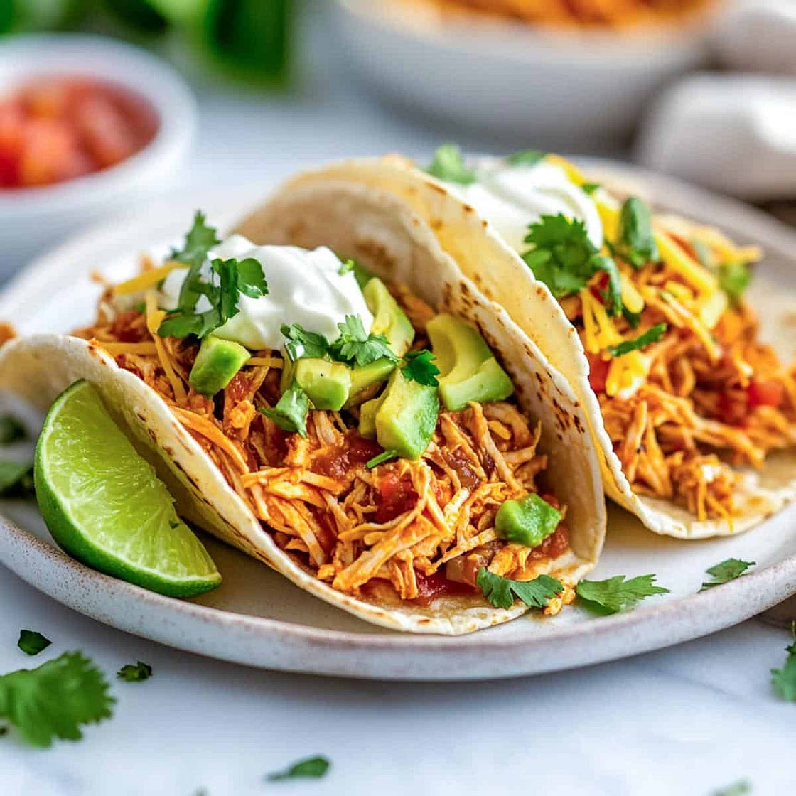 Crockpot Chicken Tacos