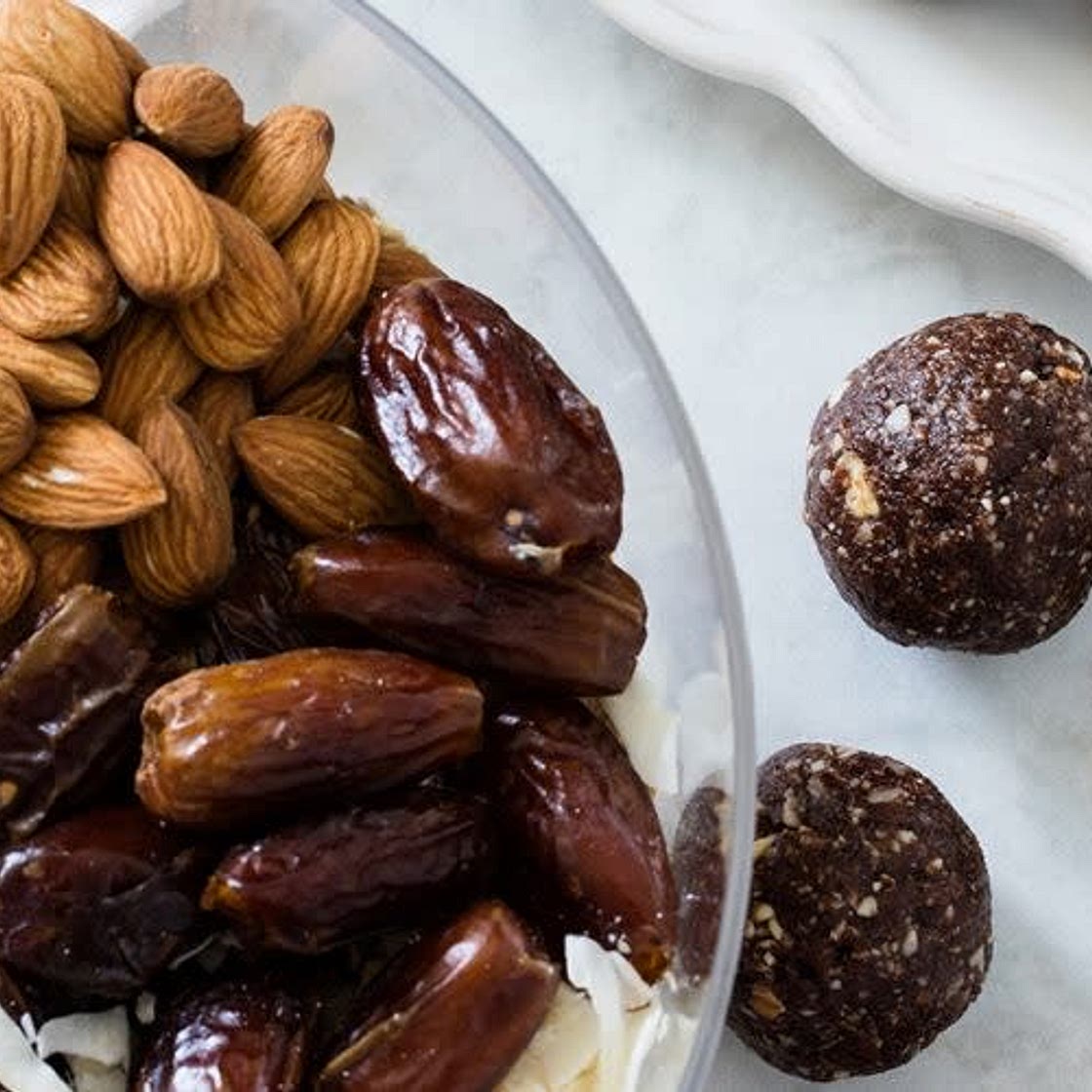 Chocolate Coconut Nut Bites