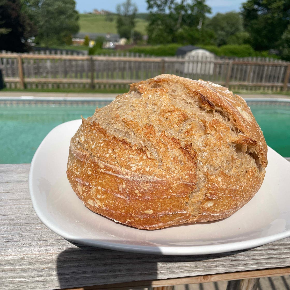 Terrie’s extra sour whole wheat sourdough bread